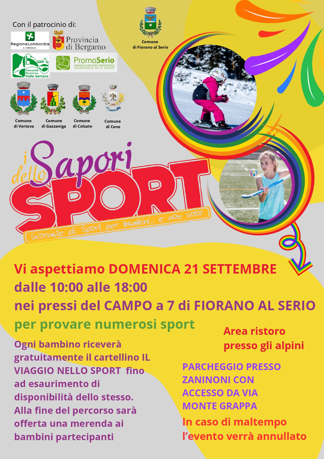 Immagine che raffigura I sapori dello sport 