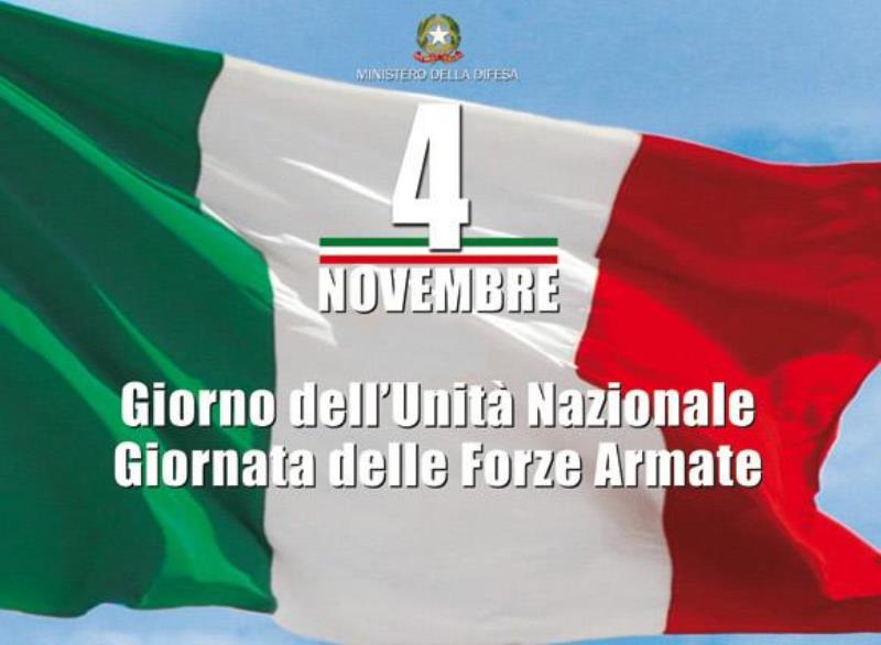 Programma di Domenica 5 Novembre:
ORE 9.15	Ritrovo presso il piazzale del Municipio in Via Sora 
ORE 9.30	Partenza corteo con accompagnamento del Corpo Musicale
ORE 9.45 	Posa corona d’alloro presso il “Monumento ai Caduti” discorso delle autorità
ORE 10.00 	Santa Messa presso la Parrocchiale di San Giorgio 
