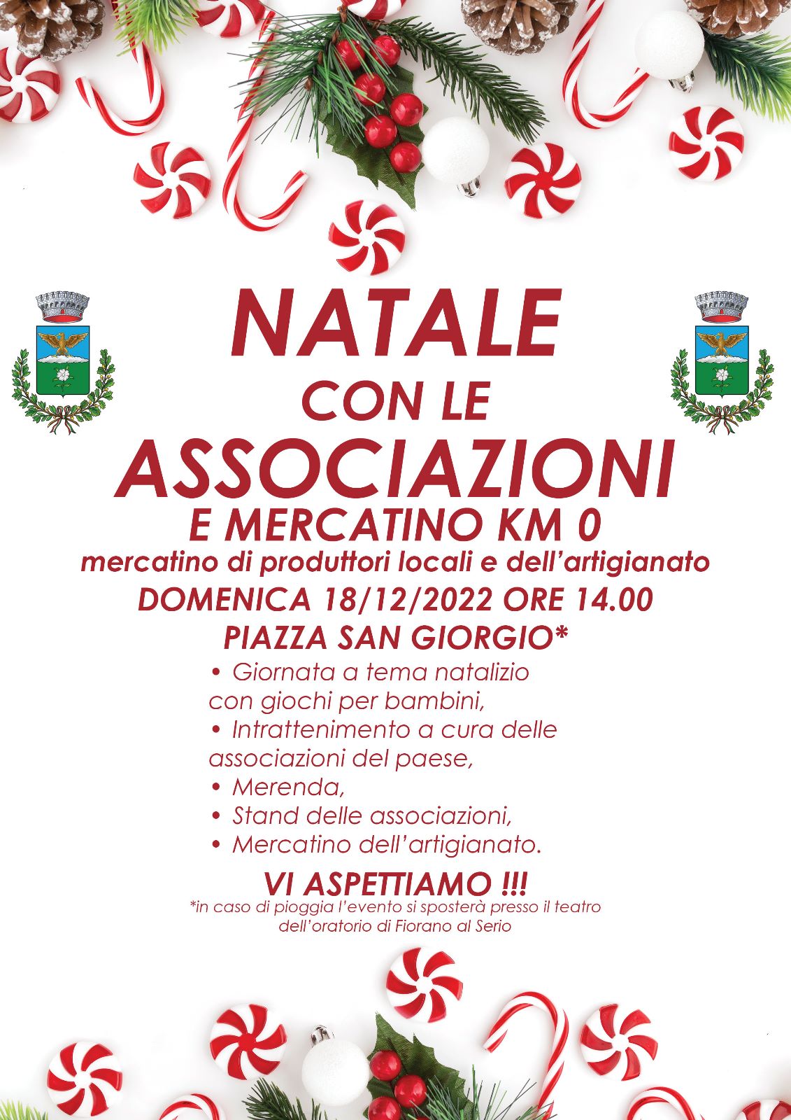 DOMENICA 18 DICEMBRE ORE 14,00 - PIAZZA SAN GIORGIO 