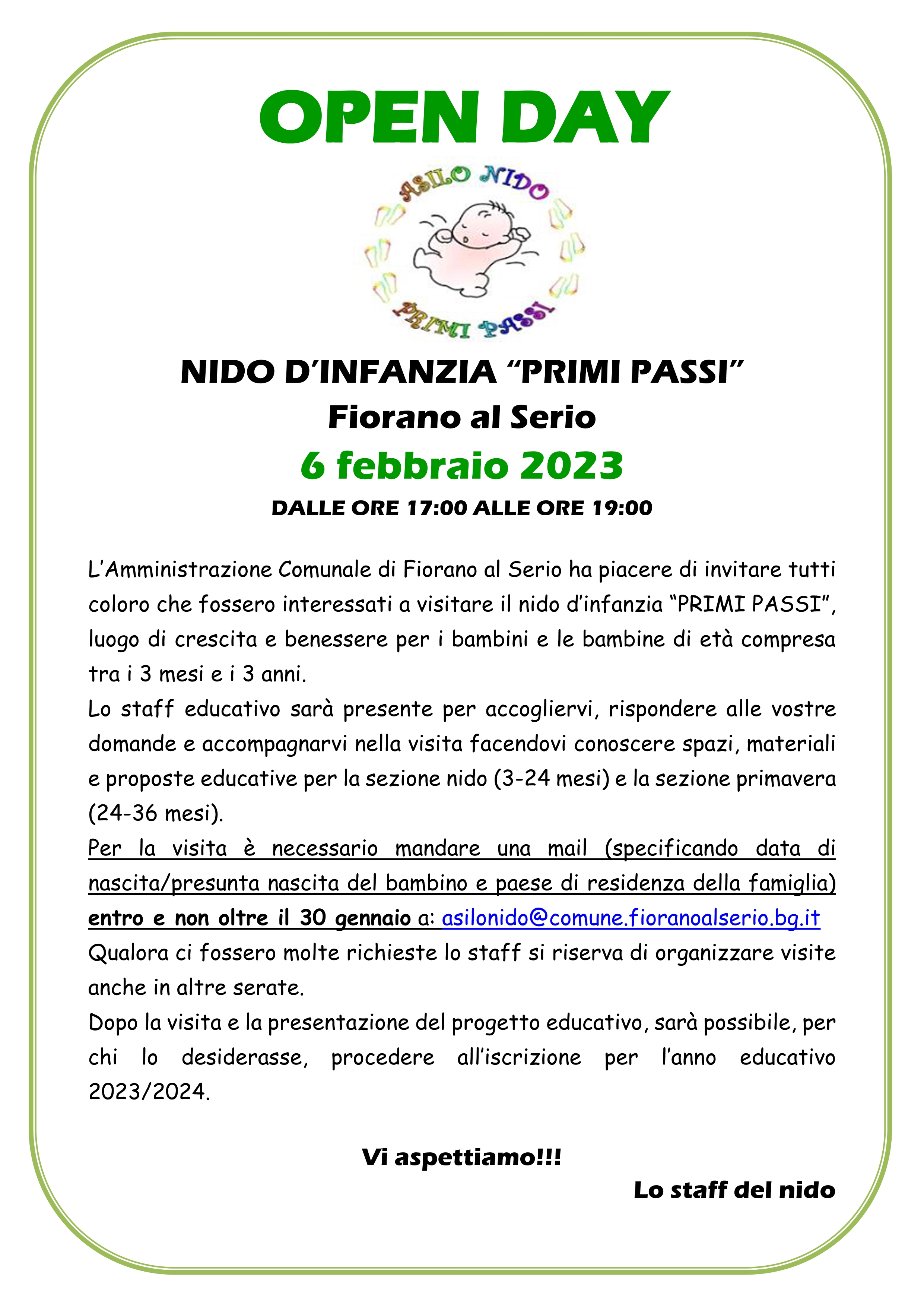 Open day Asilo Nido 