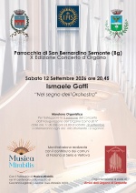 Sabato 12 settembre ore 20.45 presso parrocchia di San Bernardino a Semonte