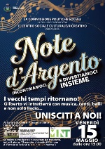 Incontriamoci e divertiamoci insieme! venerdì 15 maggio dalle ore 15.00 Centro Sociale di Fiorano al Serio 