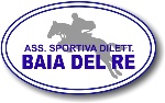 logo associazione : EQUITAZIONE - BAIA DEL RE ASD
